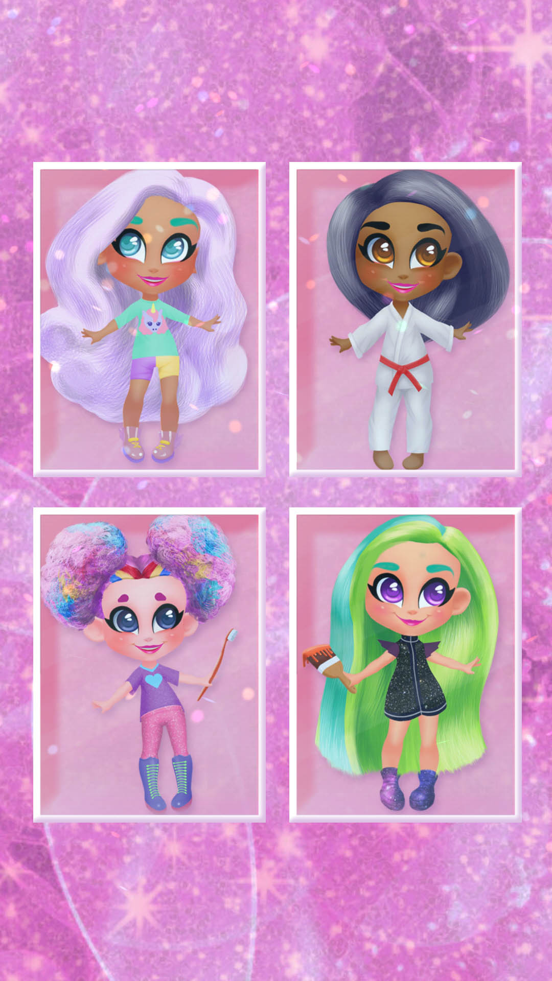 اسکرین شات 1 بازی Candy Hair Salon - Doll Games