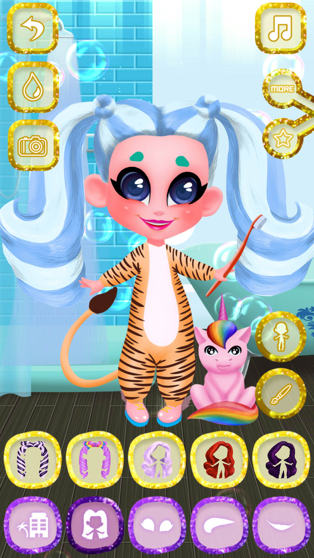 اسکرین شات 5 بازی Candy Hair Salon - Doll Games