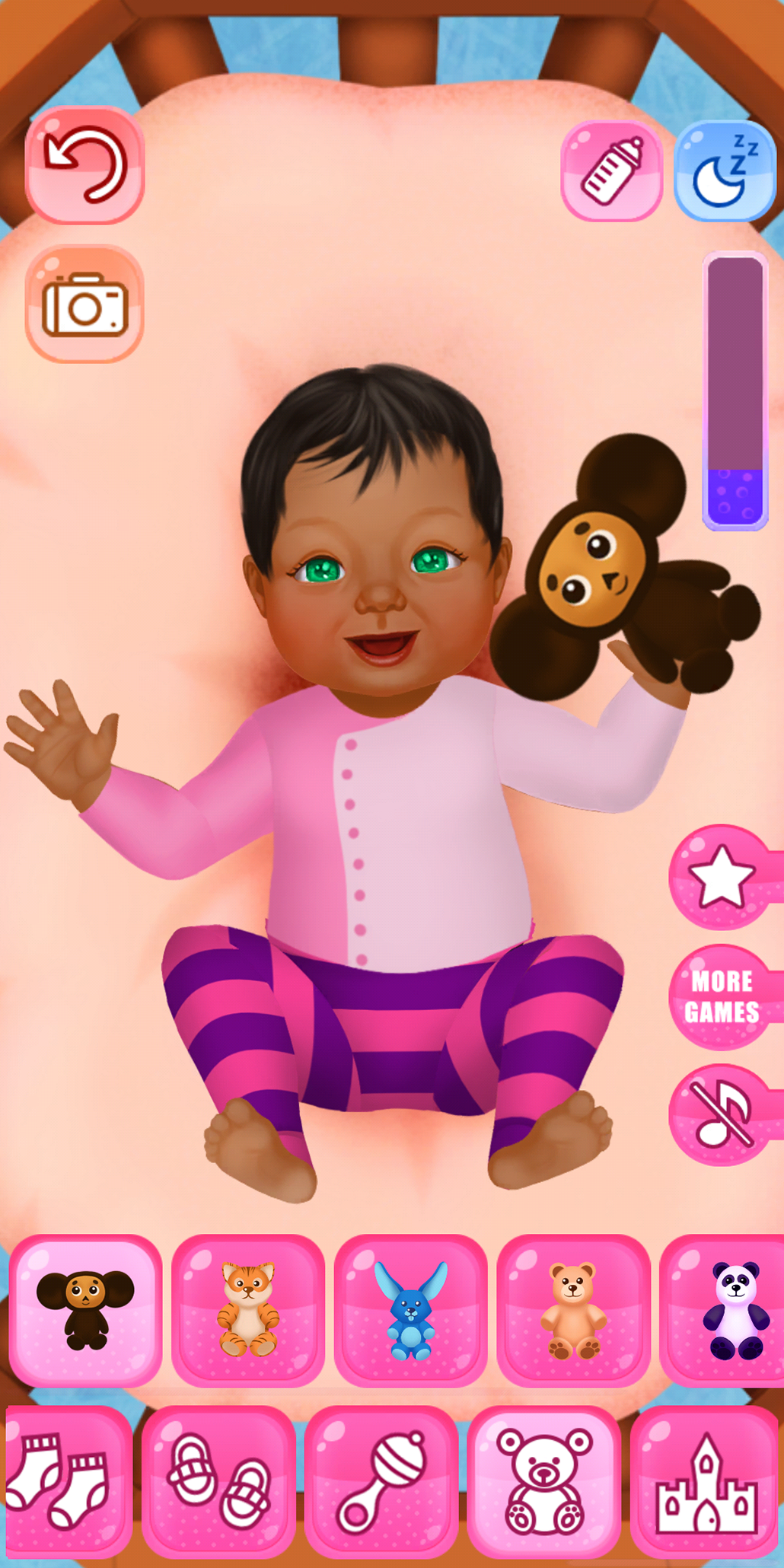 اسکرین شات 5 بازی Baby Dress Up & Care