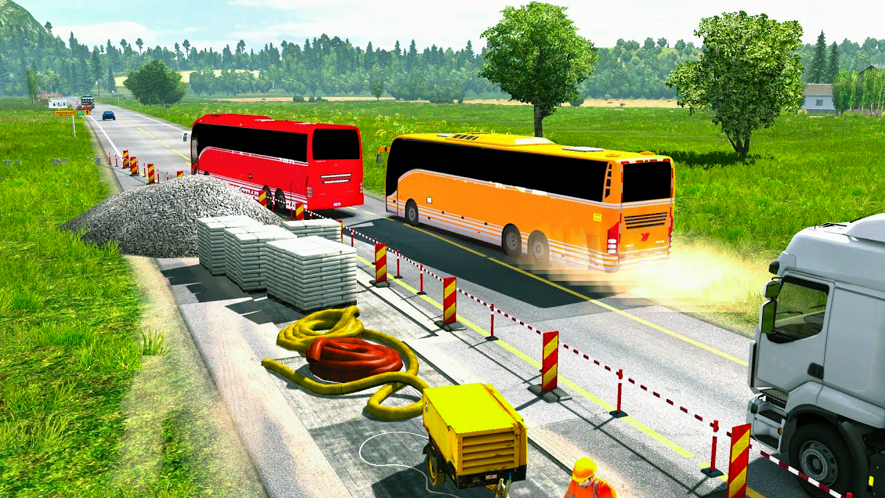 اسکرین شات 2 بازی Hill Bus Simulator Bus Game 3D
