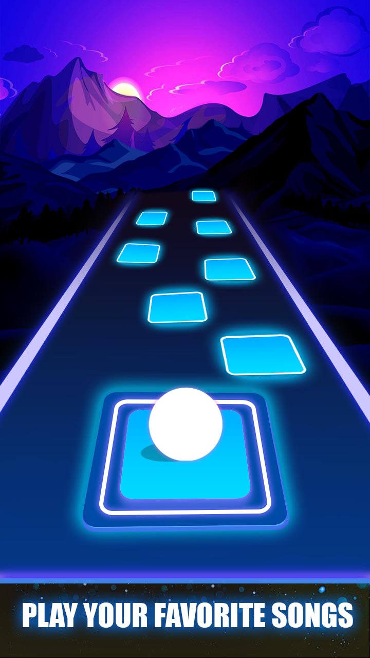 اسکرین شات 4 بازی Hop Ball Tiles Music jump