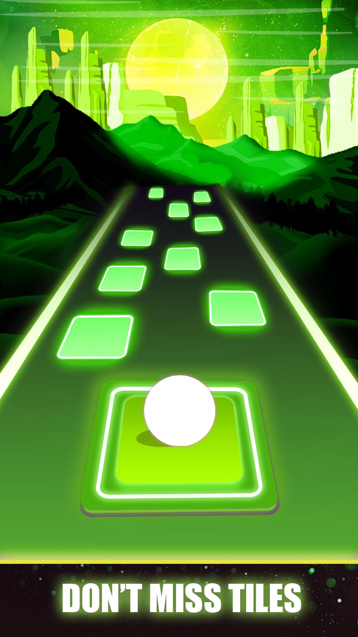 اسکرین شات 2 بازی Hop Ball Tiles Music jump