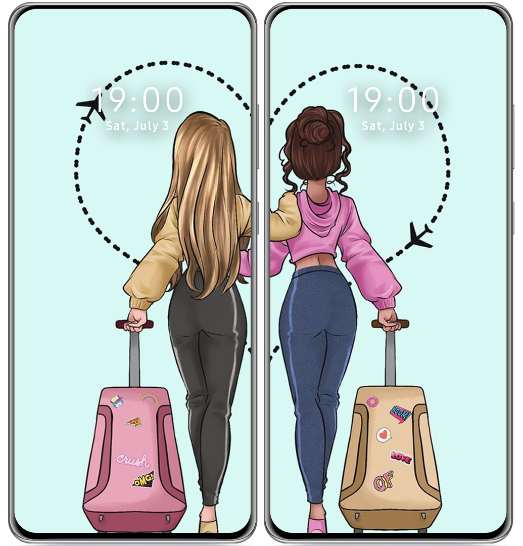 اسکرین شات 3 برنامه BFF Best Friend Wallpaper