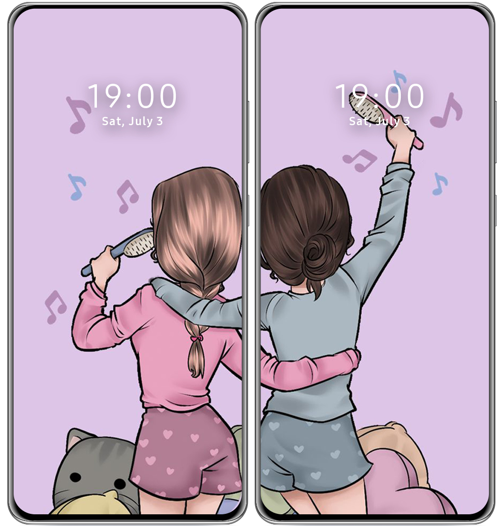 اسکرین شات 6 برنامه BFF Best Friend Wallpaper