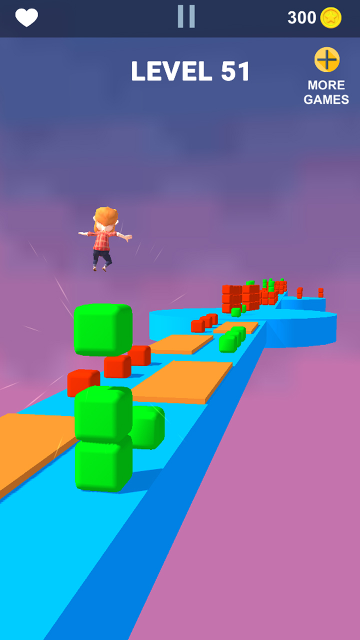 اسکرین شات 5 بازی Cube Stacker Surfer Race Games