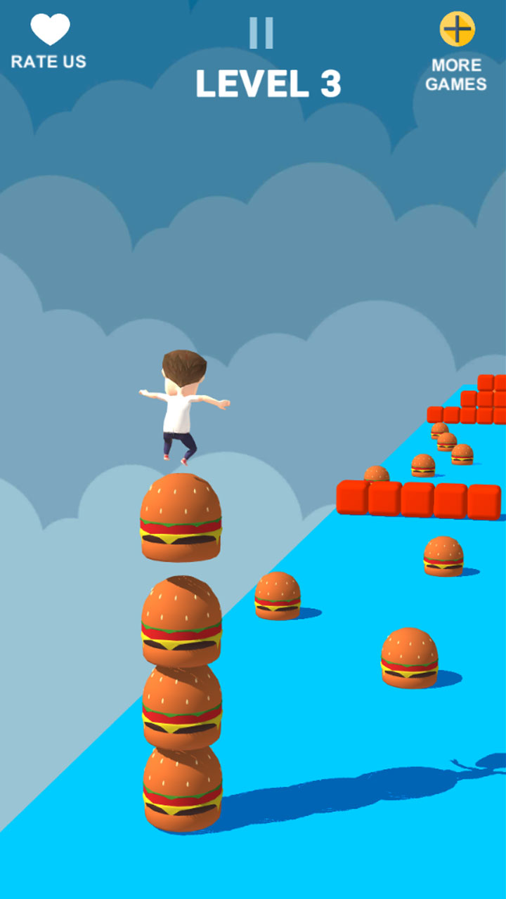 اسکرین شات 1 بازی Cube Stacker Surfer Race Games