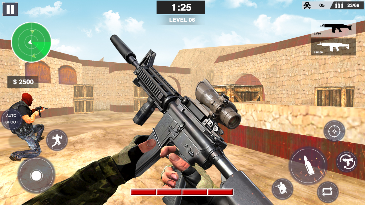 اسکرین شات 1 بازی Cover Strike CS -Gun Games
