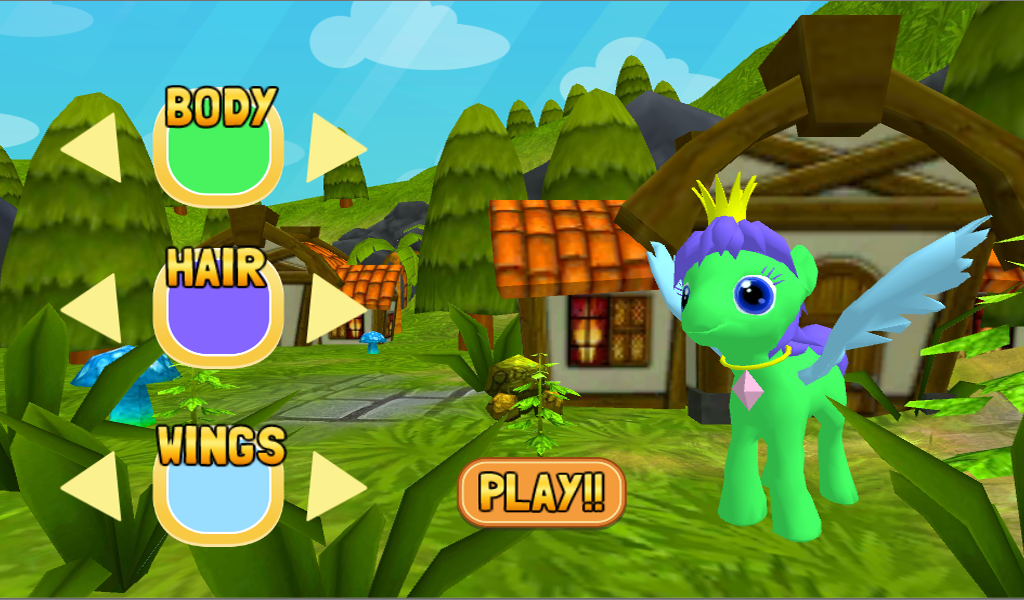اسکرین شات 6 بازی Running Pony 3D: Little Race