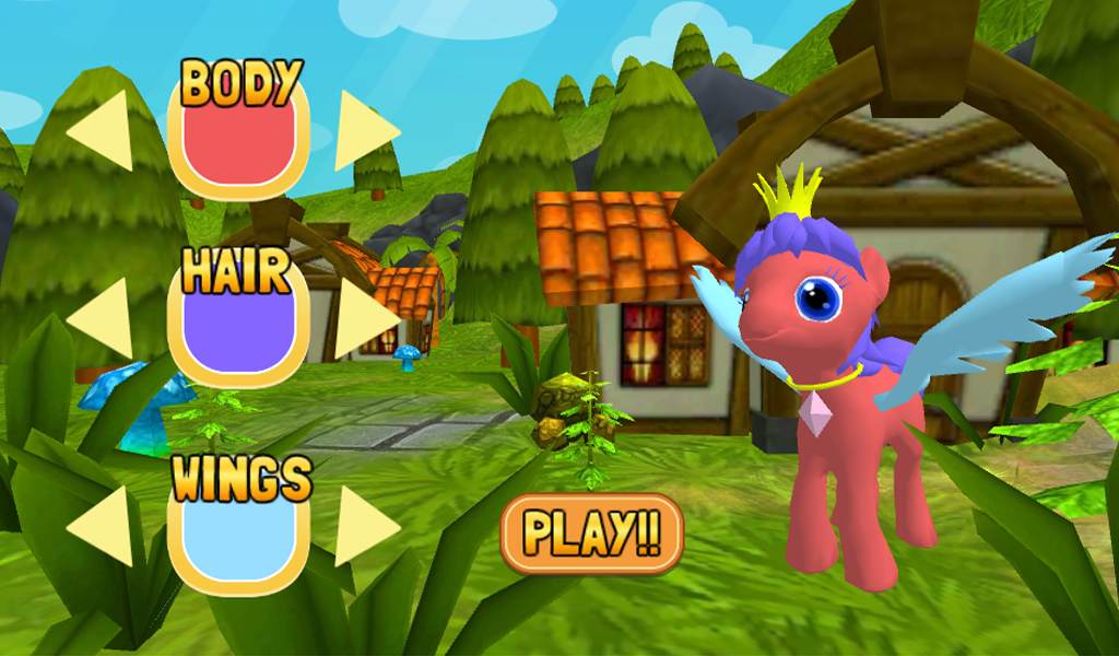اسکرین شات 7 بازی Running Pony 3D: Little Race