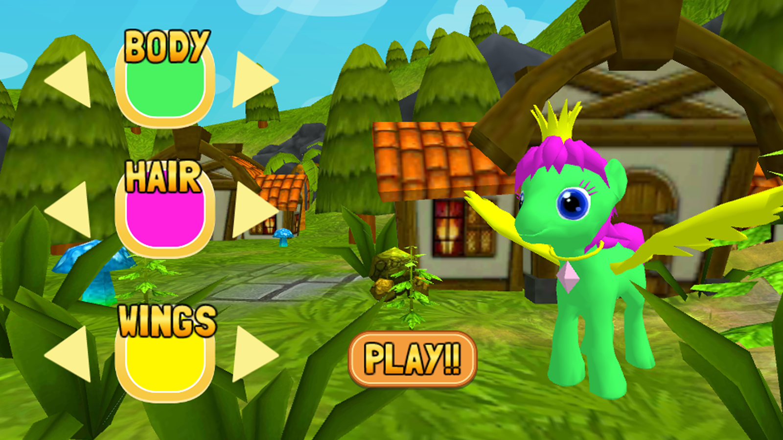 اسکرین شات 1 بازی Running Pony 3D: Little Race
