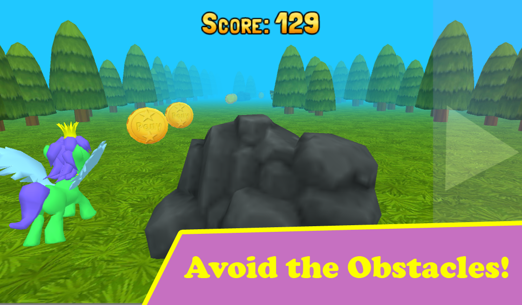 اسکرین شات 5 بازی Running Pony 3D: Little Race