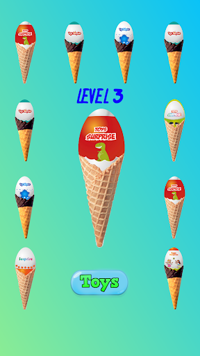 اسکرین شات 1 بازی Ice Cream Surprise Eggs