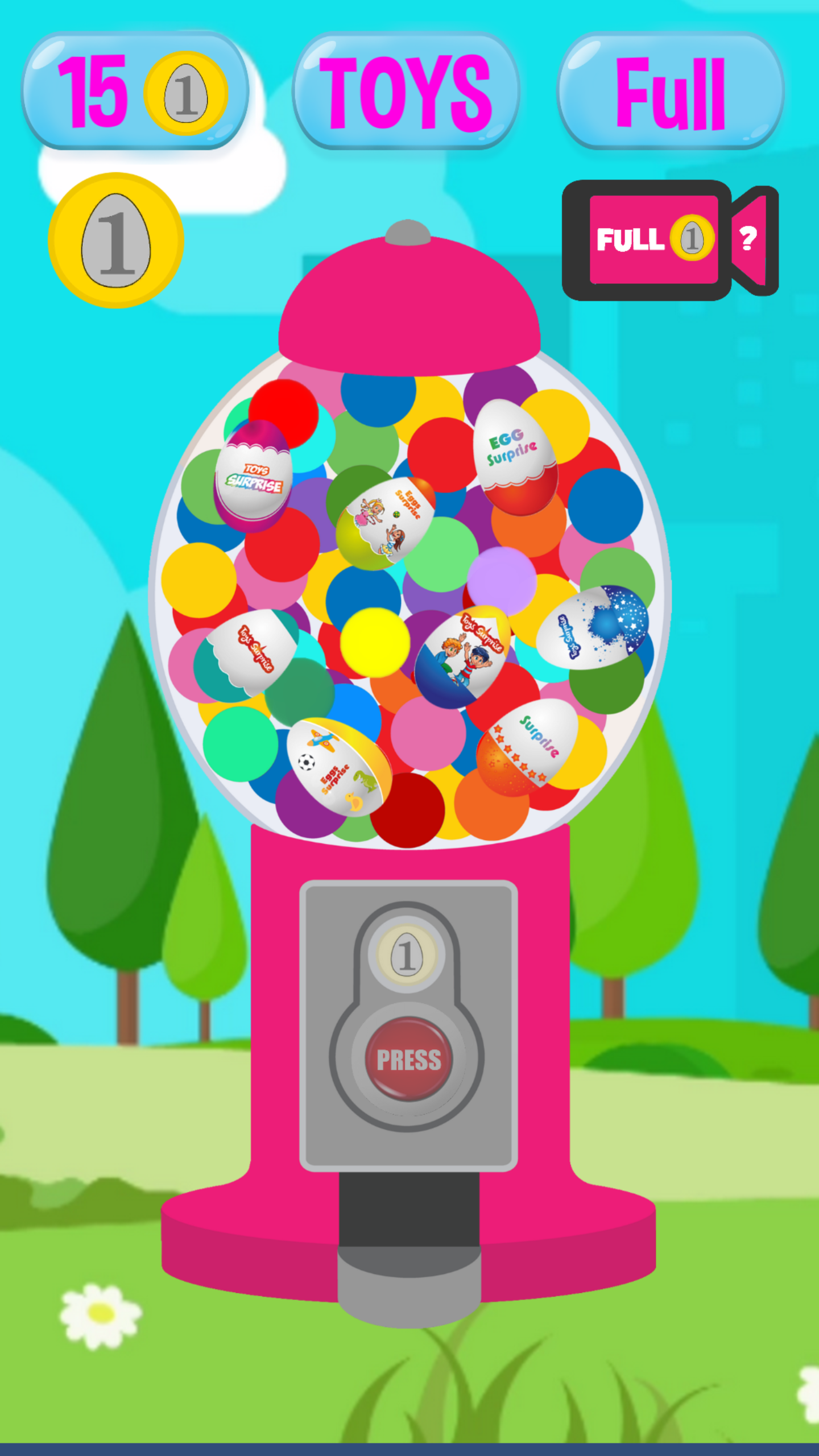 اسکرین شات 1 بازی Surprise Eggs Vending Machine