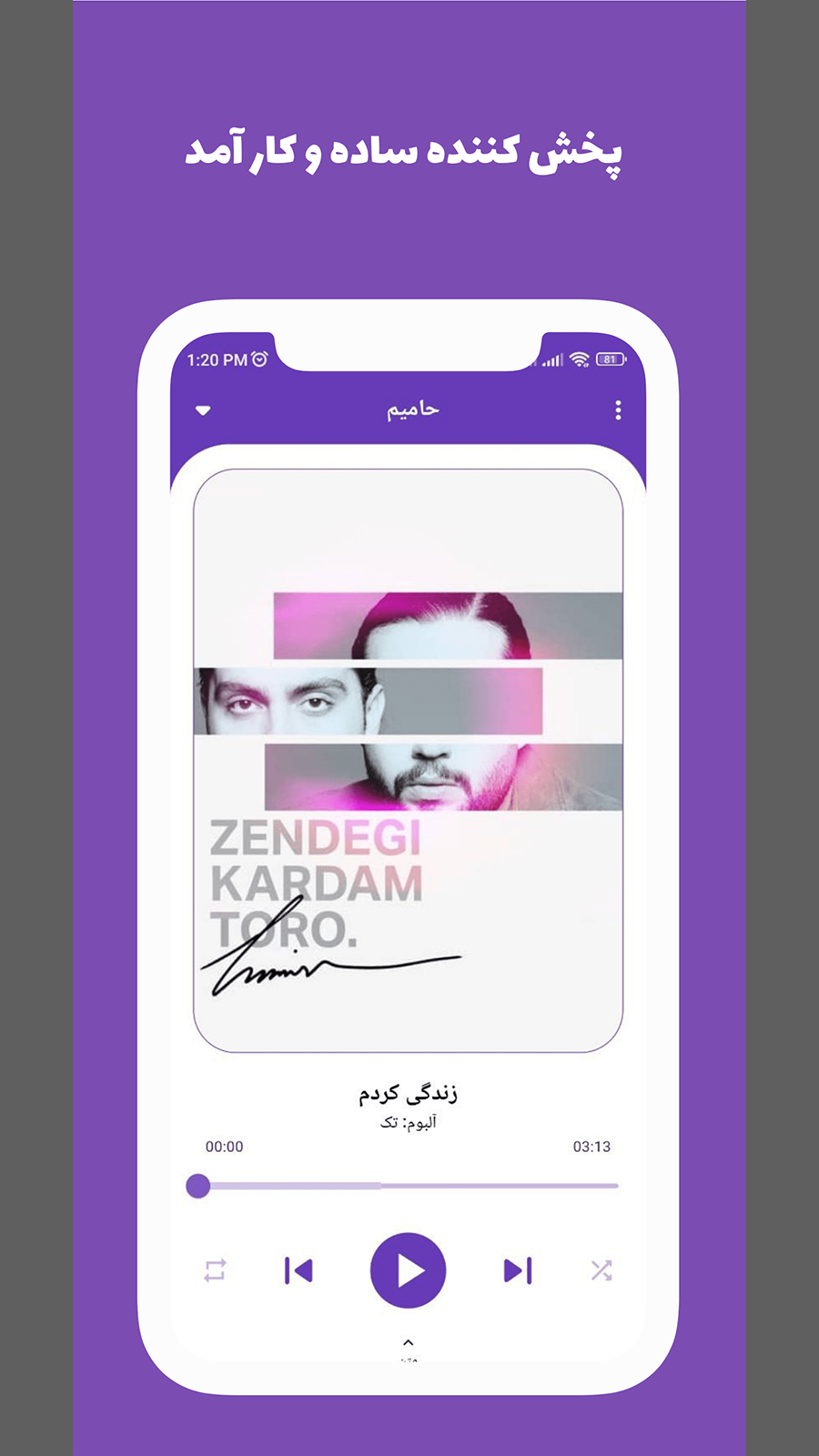 اسکرین شات 3 برنامه آهنگ های حامیم (آفلاین)