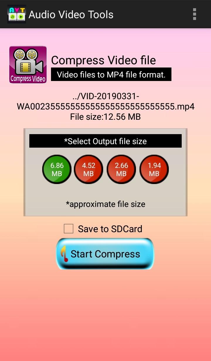 اسکرین شات 8 برنامه Audio Video Tools AVT