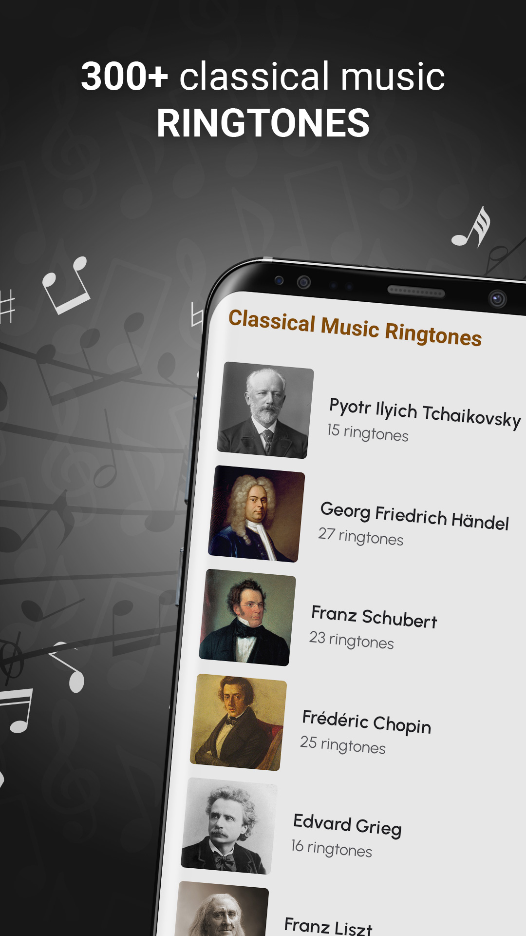 اسکرین شات 6 برنامه Classical Music Ringtones