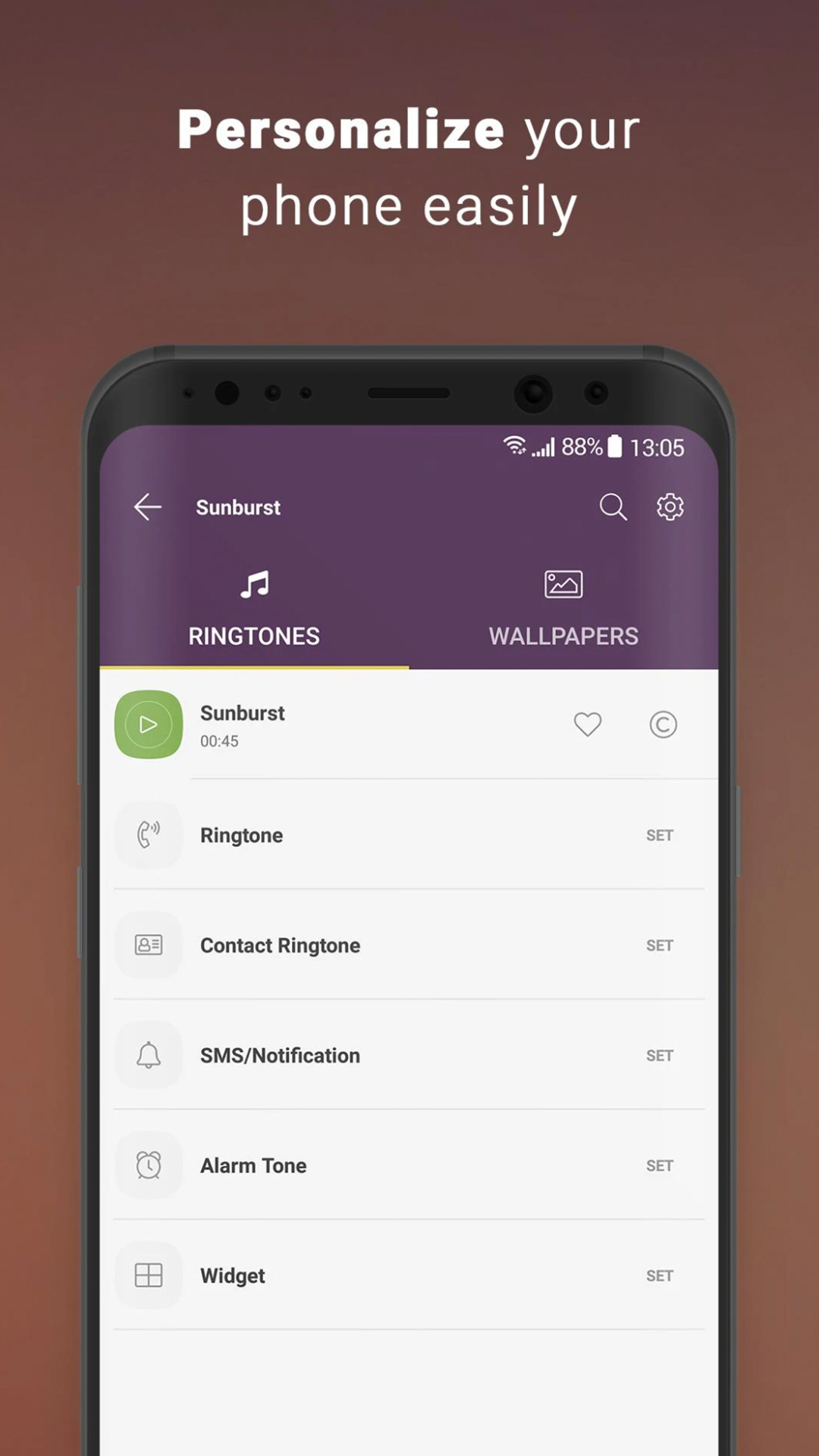 اسکرین شات 2 برنامه Cool Ringtones for Android™