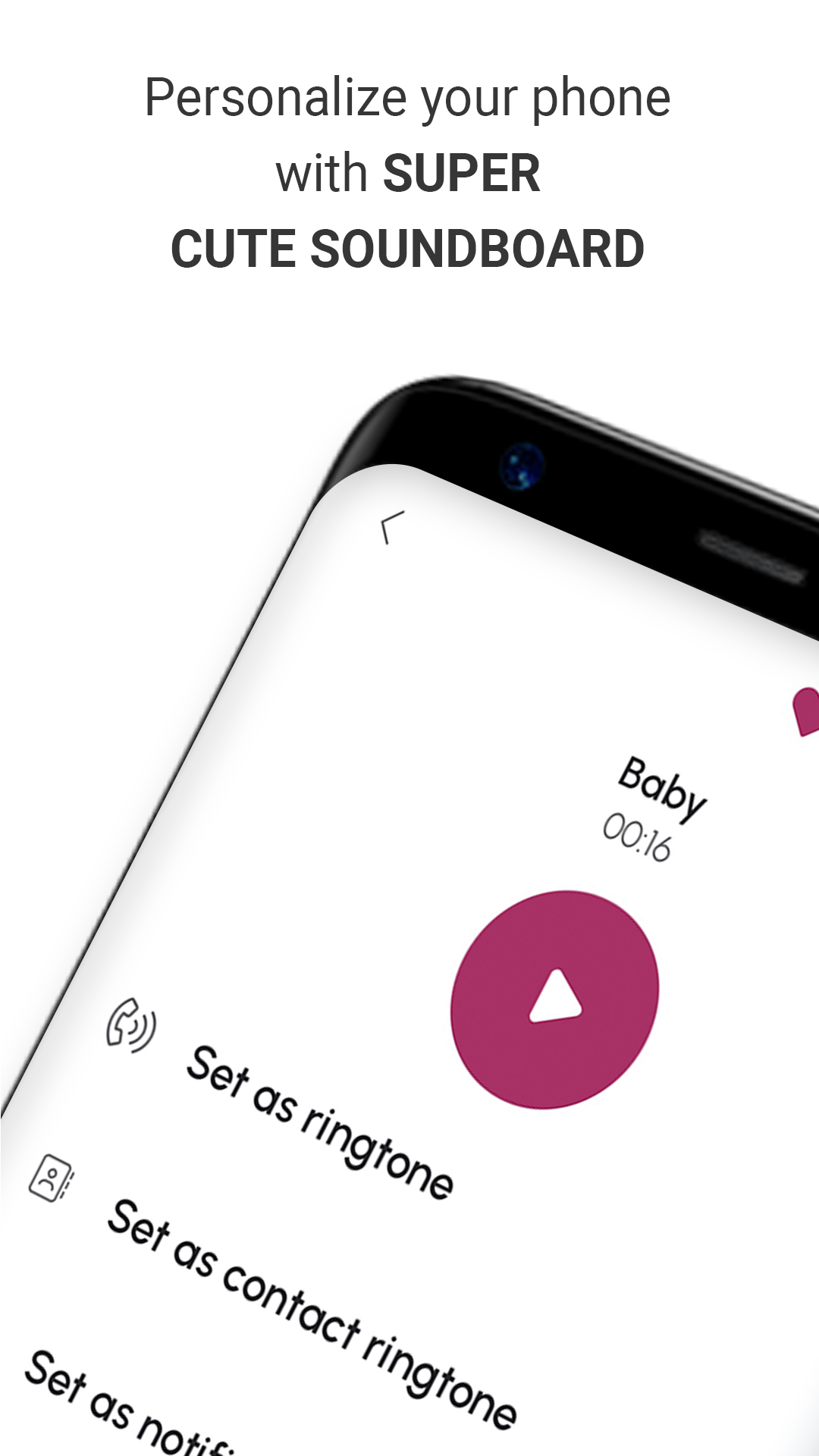 اسکرین شات 3 برنامه Cute Phone Ringtones & Sounds