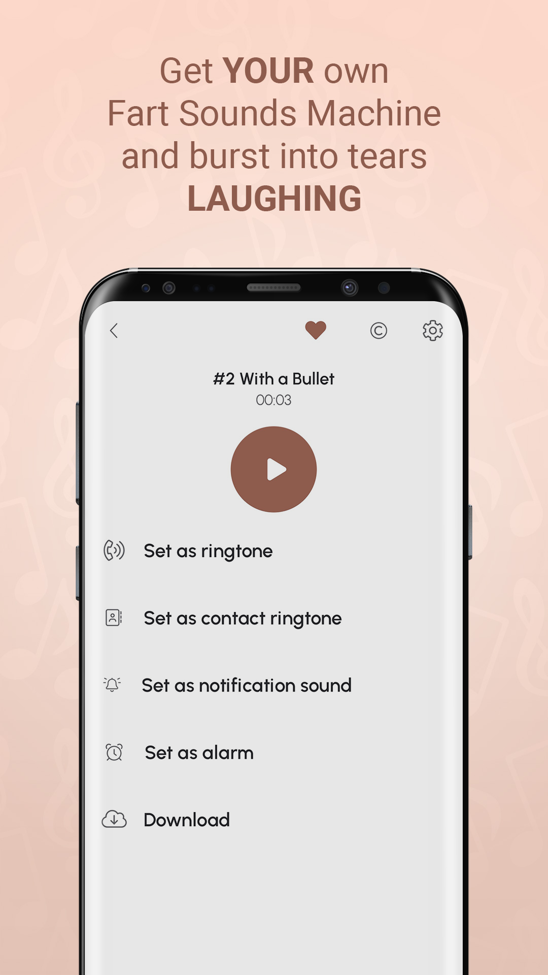 اسکرین شات 2 برنامه Fart Sounds Machine: Prank App