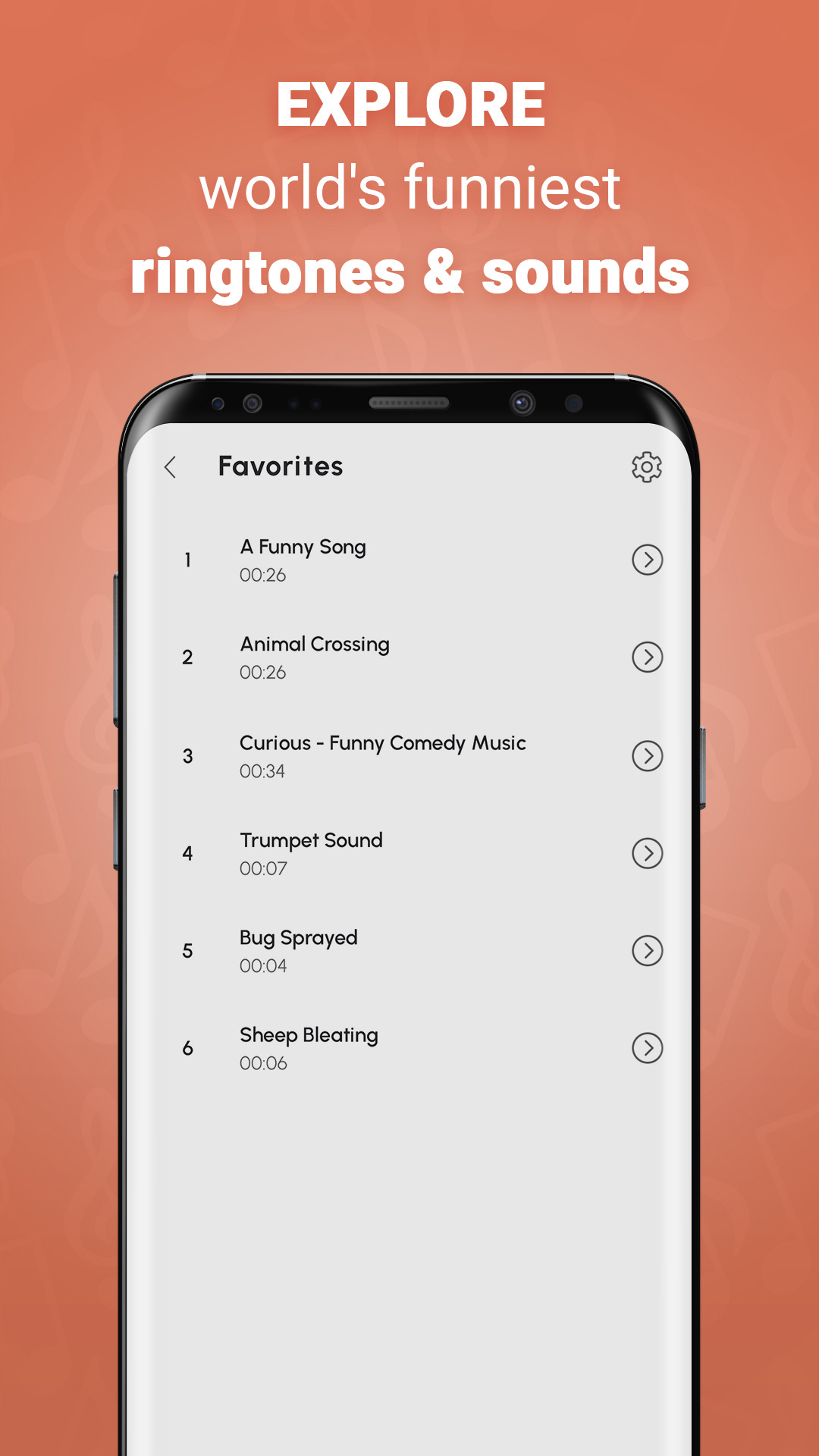 اسکرین شات 2 برنامه Funny Sms Ringtones & Sounds