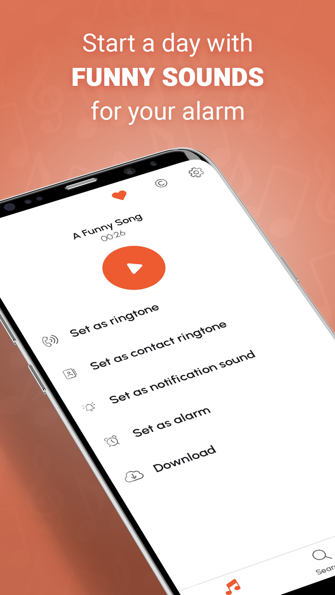 اسکرین شات 3 برنامه Funny Sms Ringtones & Sounds