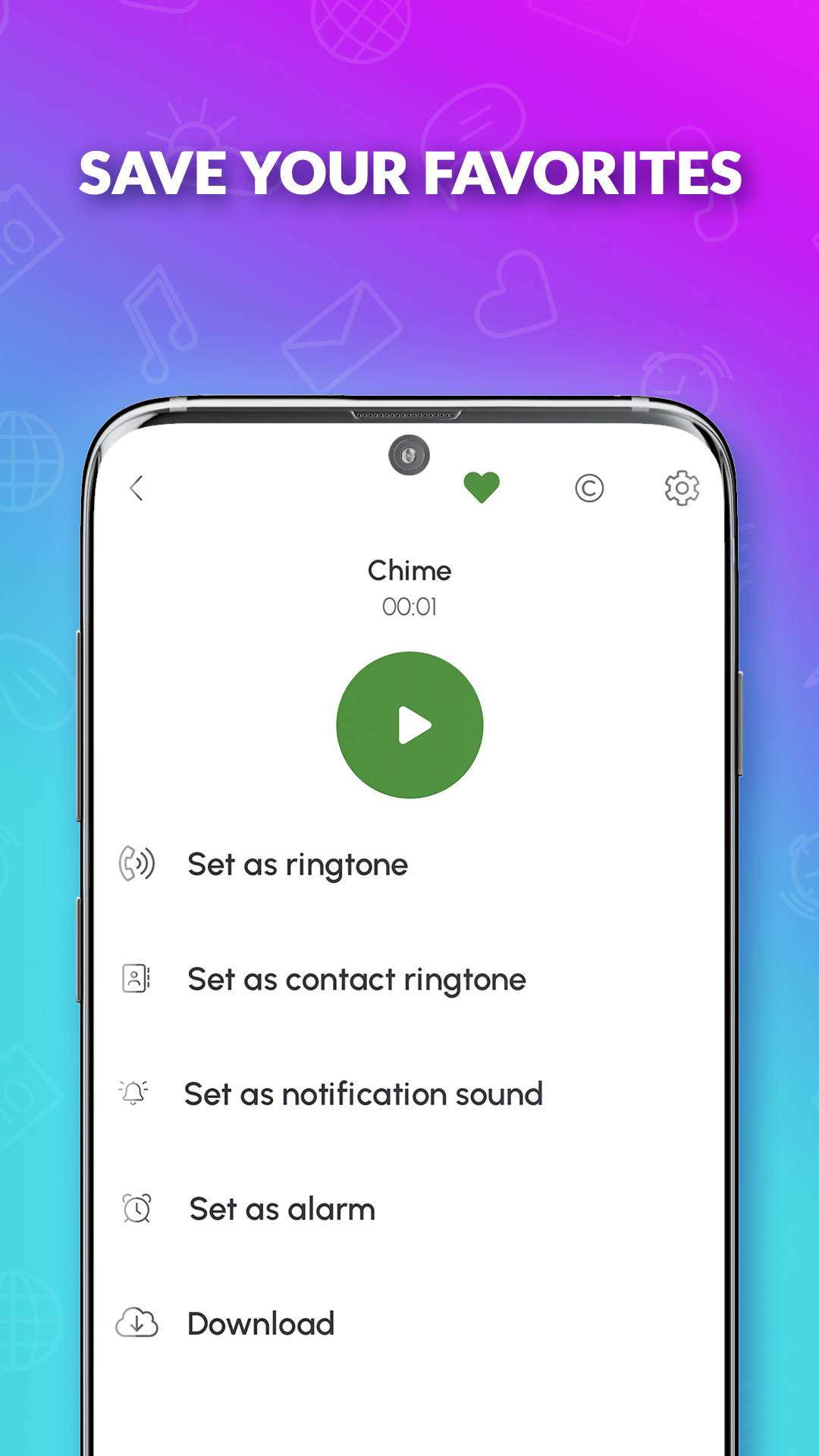 اسکرین شات 3 برنامه Notification Sounds