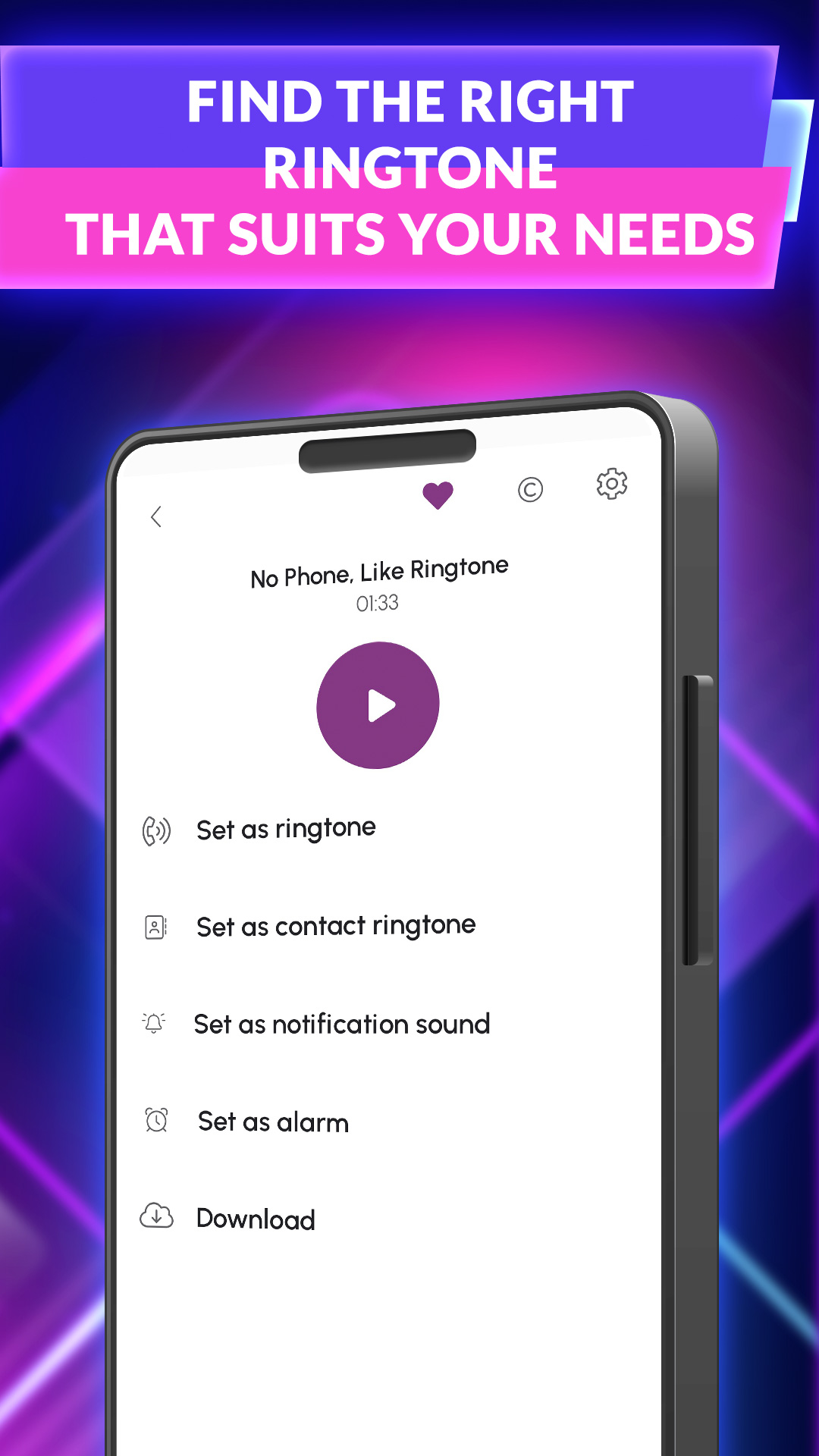 اسکرین شات 2 برنامه Music Ringtones and Sounds