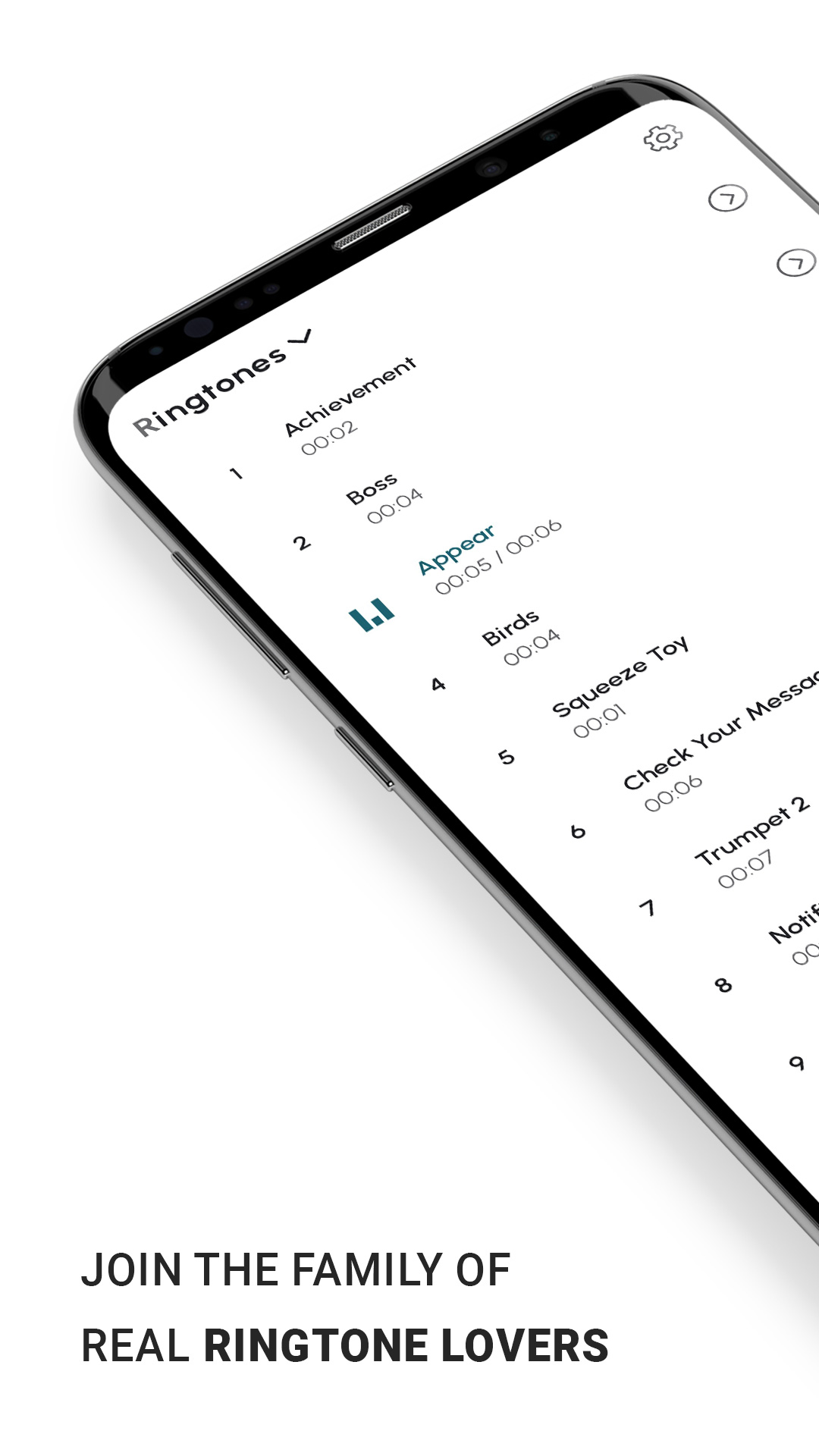 اسکرین شات 1 برنامه Message Ringtones - SMS sounds