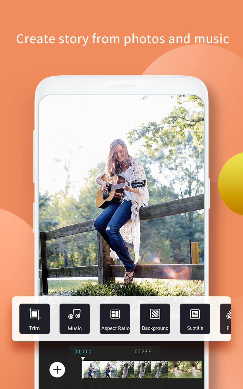 اسکرین شات 1 برنامه Music Video Editor - VCUT Pro