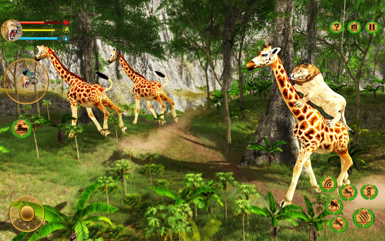 اسکرین شات 2 بازی Lion Simulator Attack 3d Game