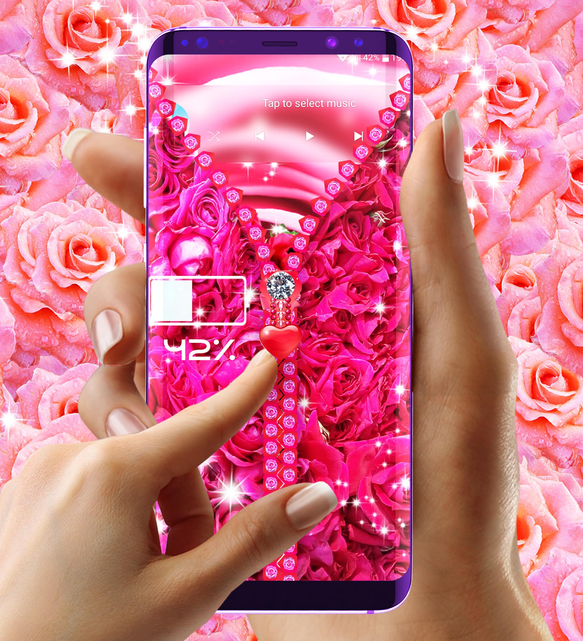 اسکرین شات 5 برنامه Roses zip locker