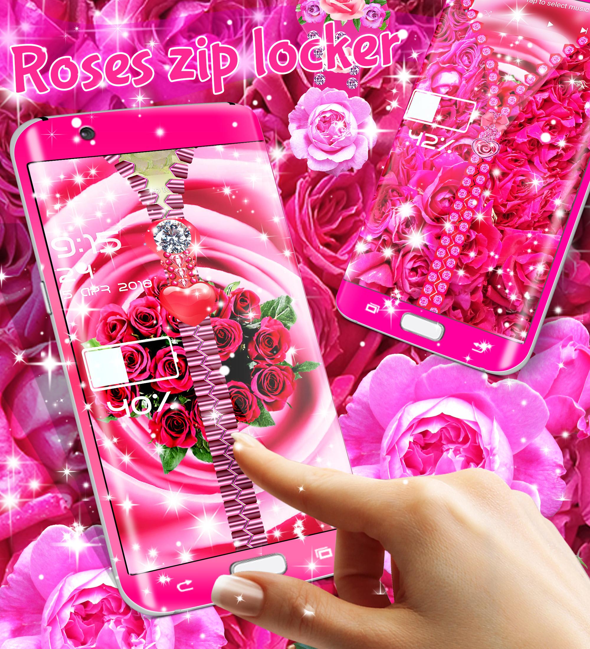 اسکرین شات 1 برنامه Roses zip locker