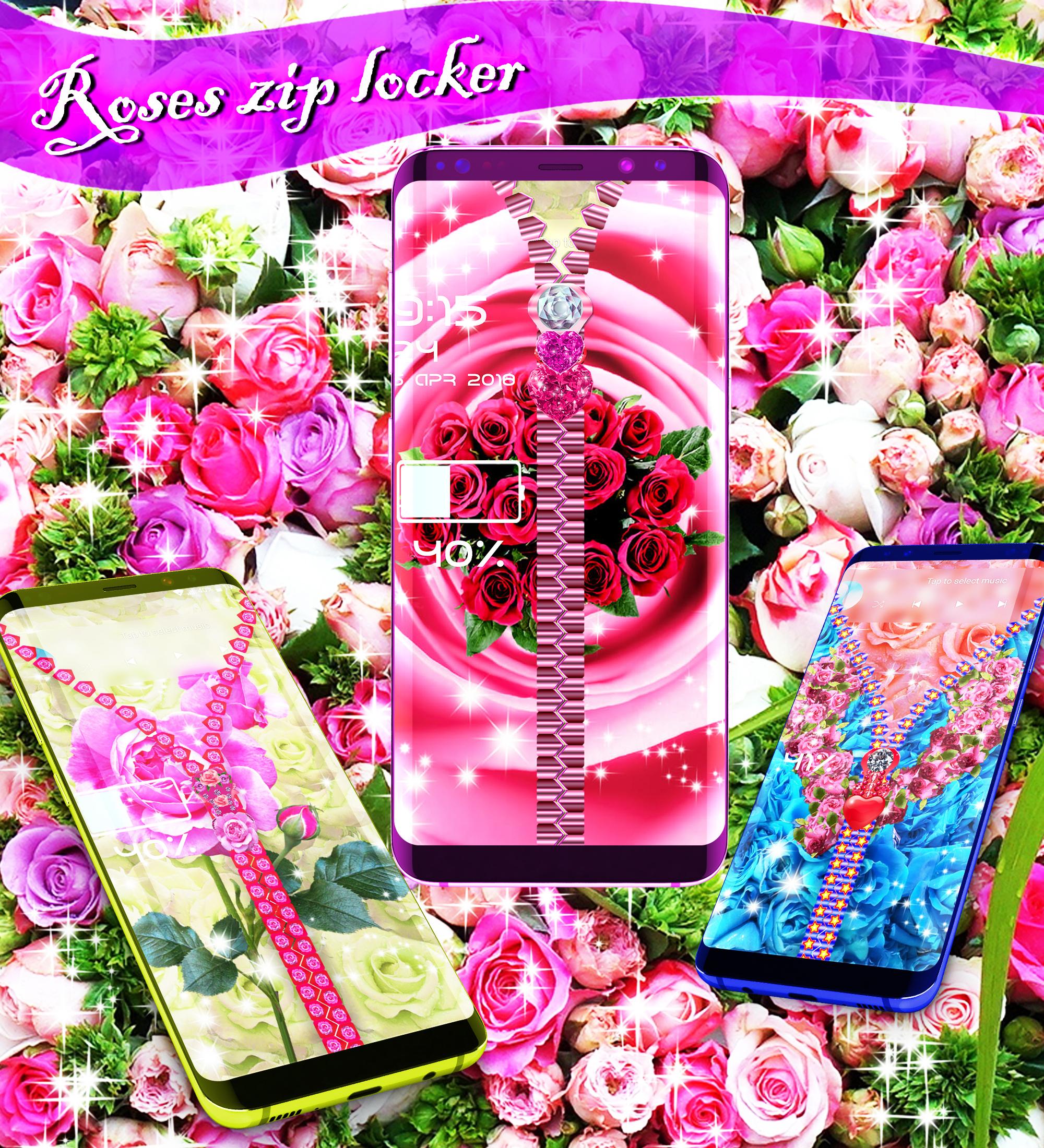 اسکرین شات 2 برنامه Roses zip locker