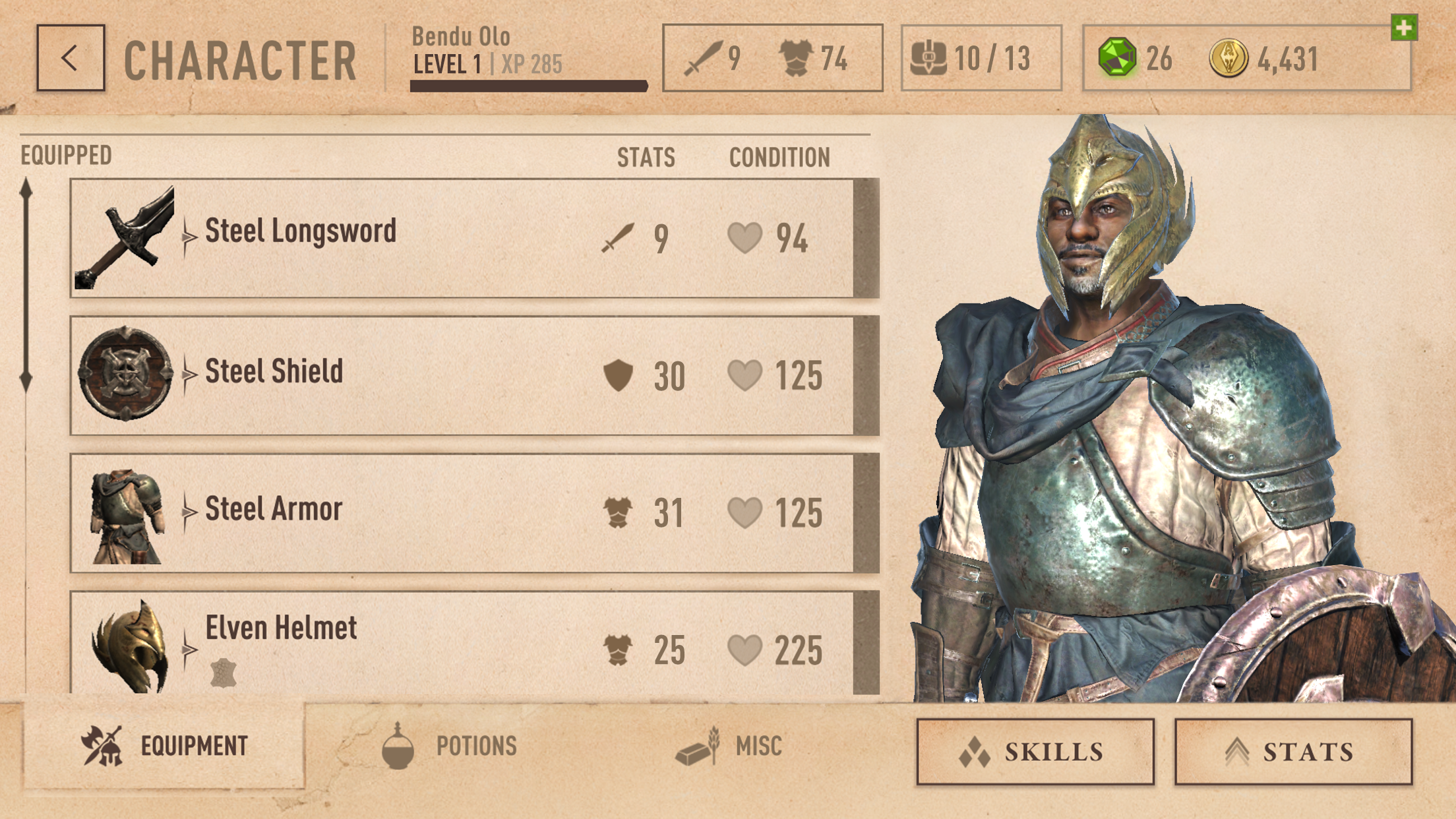 اسکرین شات 7 بازی The Elder Scrolls: Blades