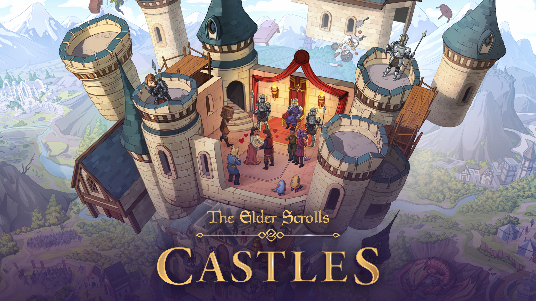 اسکرین شات 1 بازی The Elder Scrolls: Castles