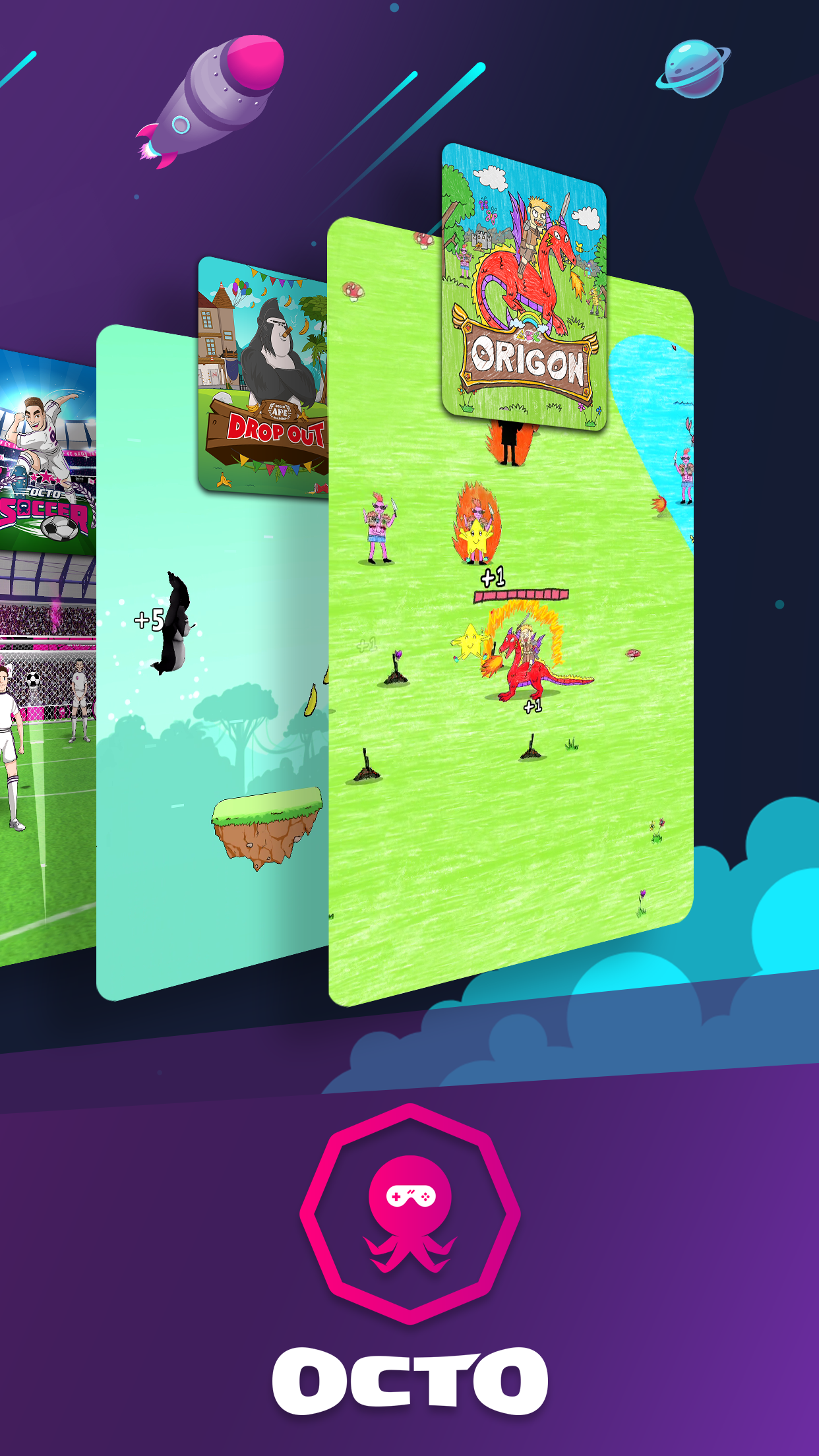 اسکرین شات 2 برنامه Octo Gaming