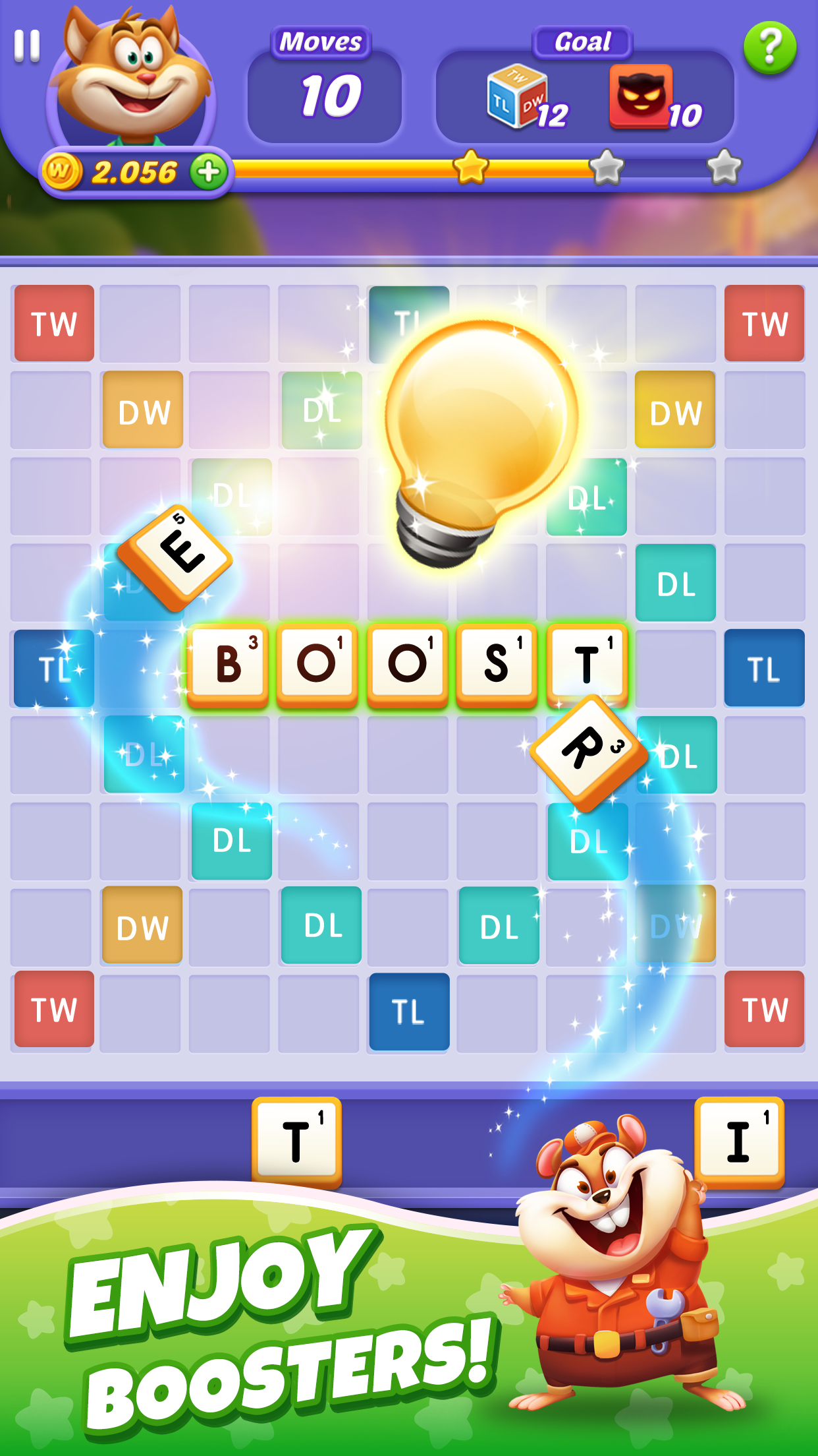 اسکرین شات 2 بازی Word Buddies - Fun Puzzle Game