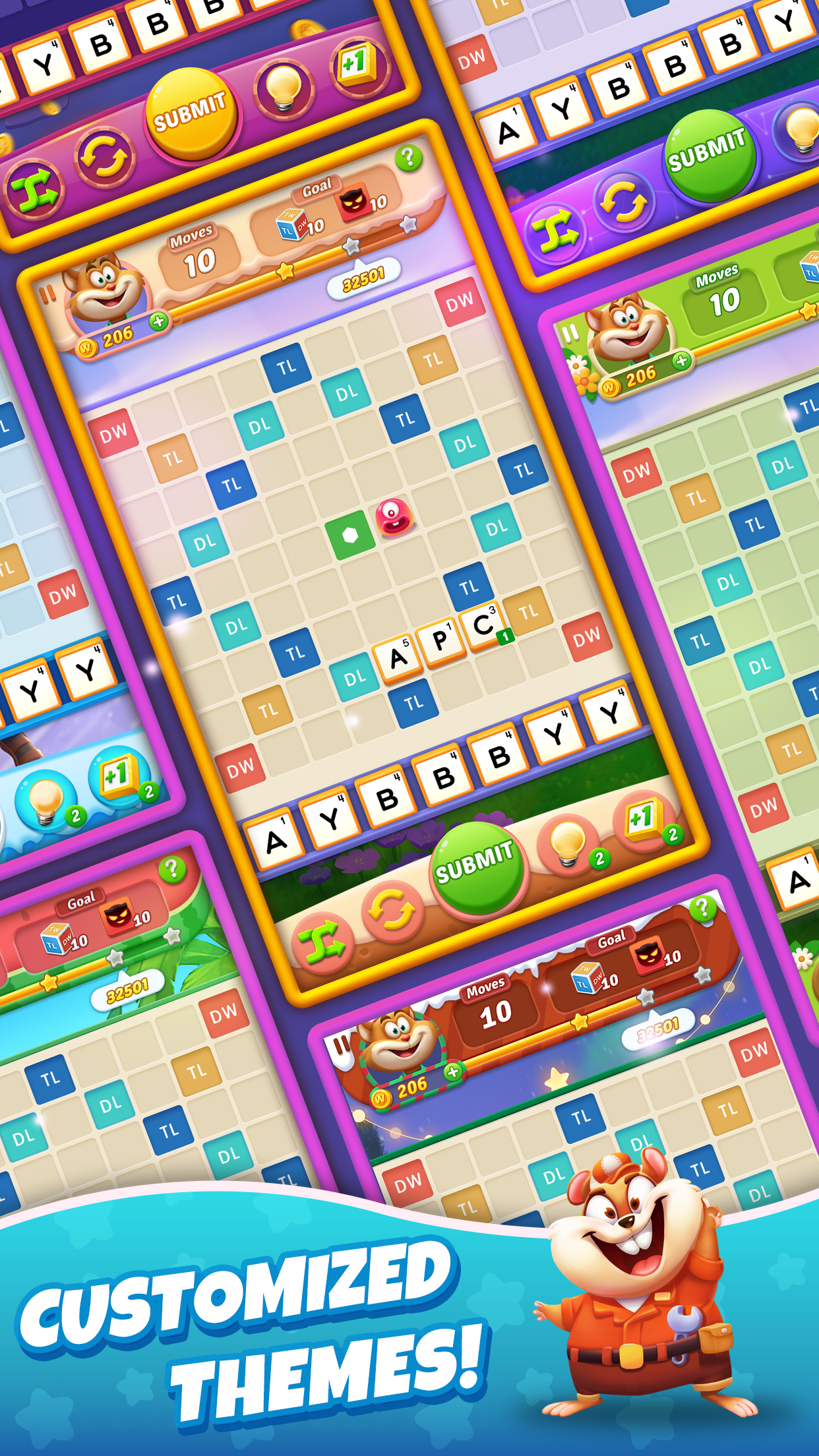 اسکرین شات 4 بازی Word Buddies - Fun Puzzle Game