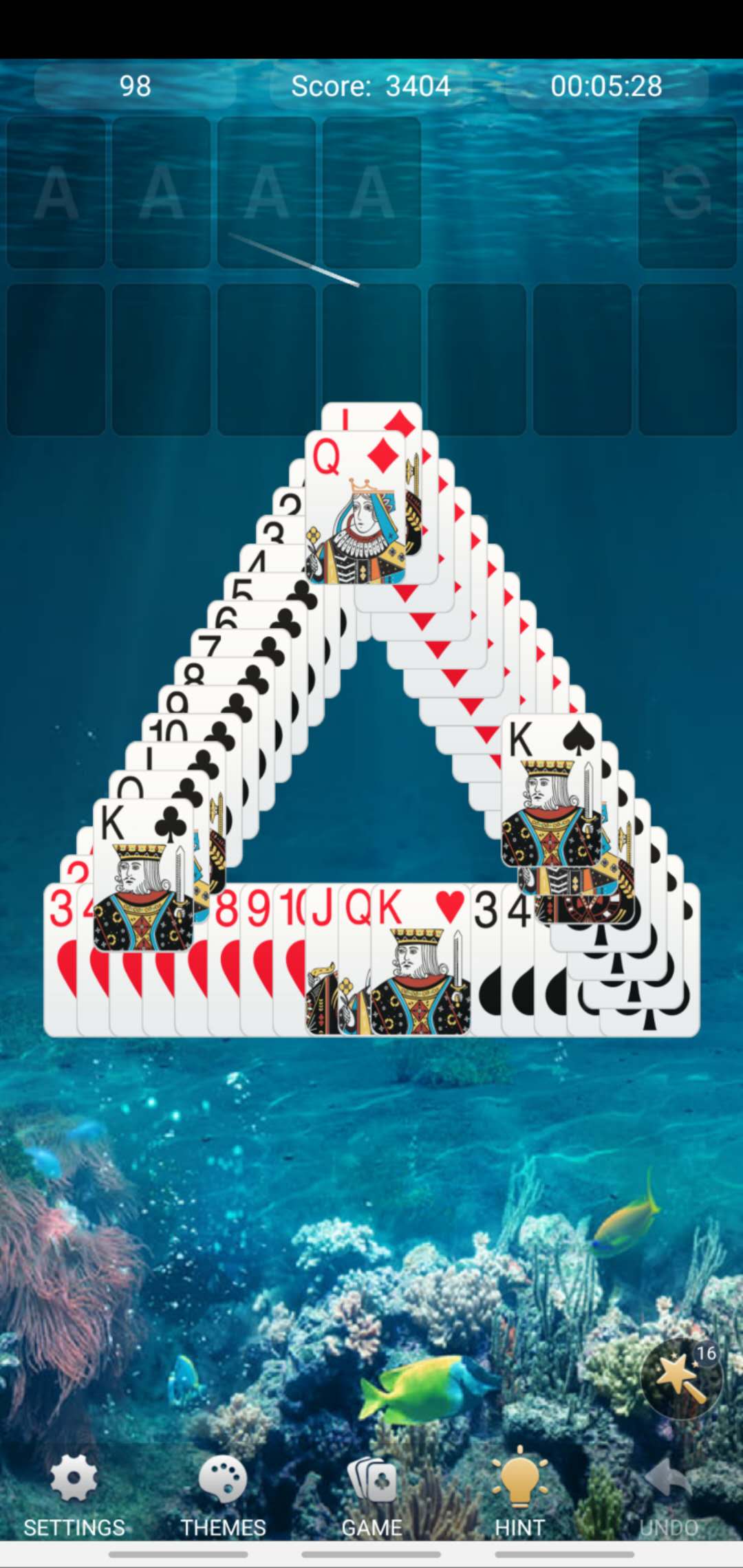 اسکرین شات 1 بازی Solitaire