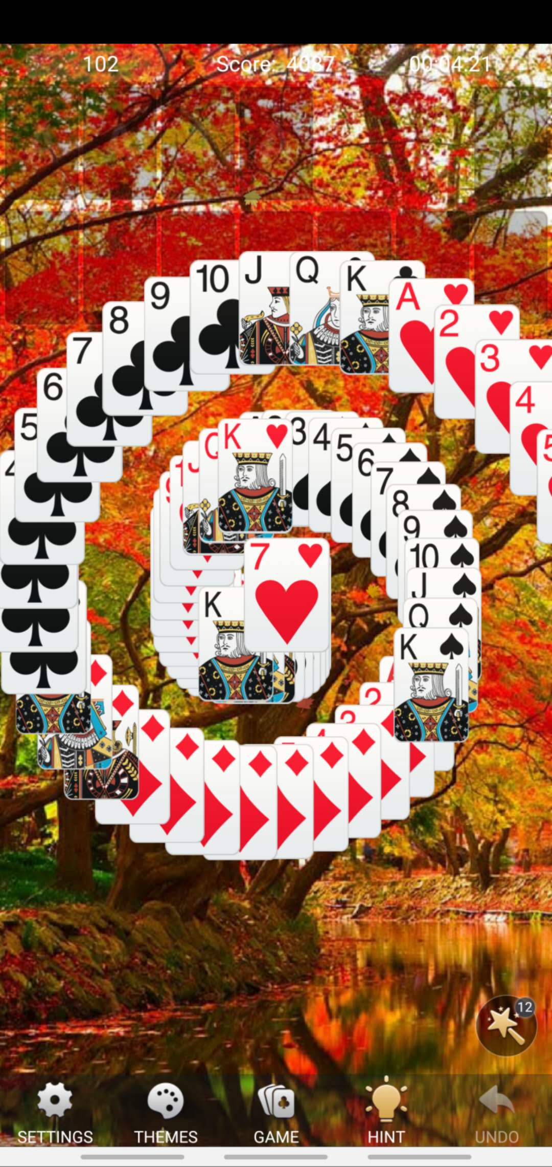 اسکرین شات 2 بازی Solitaire