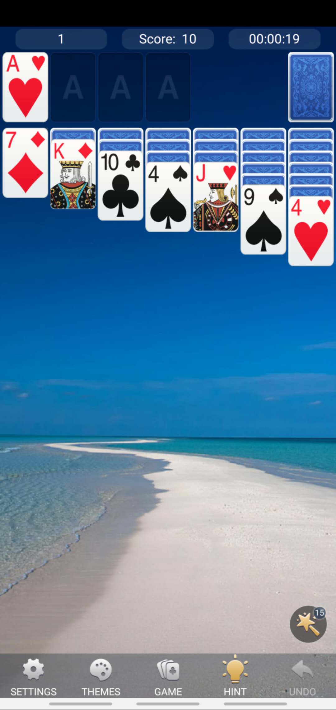 اسکرین شات 5 بازی Solitaire