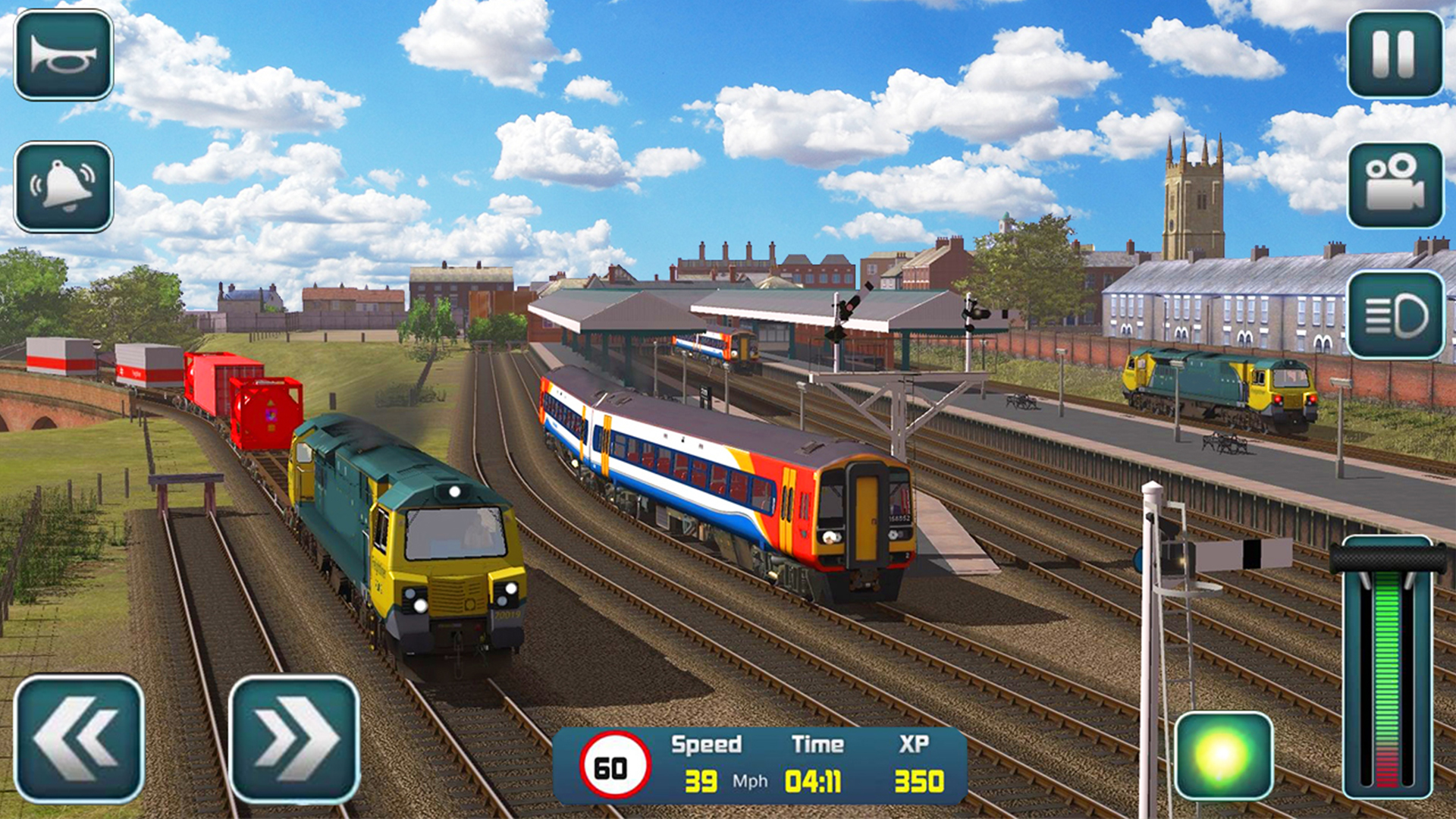 اسکرین شات 6 بازی Euro Train Driver Train Games