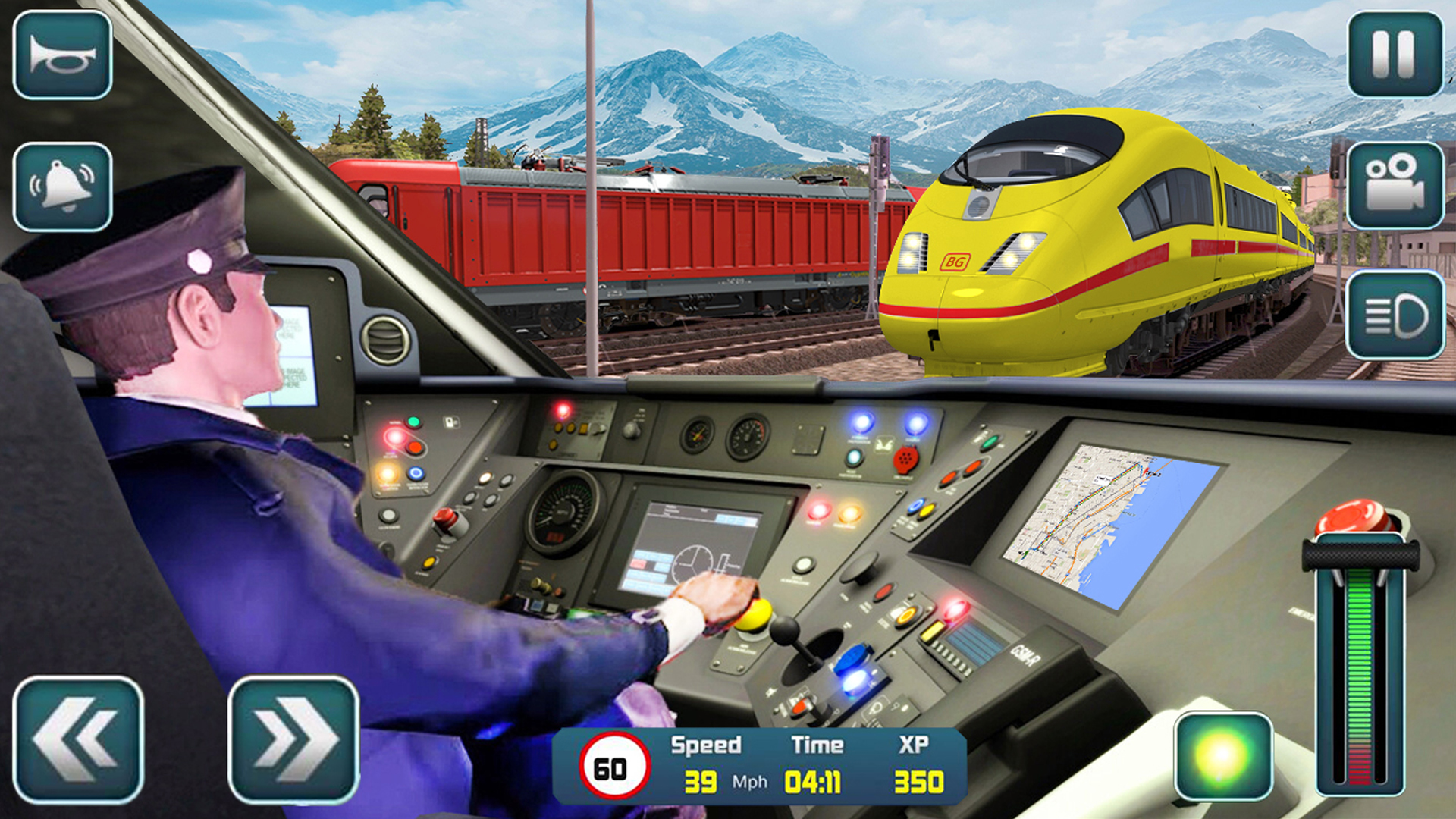اسکرین شات 1 بازی Euro Train Driver Train Games