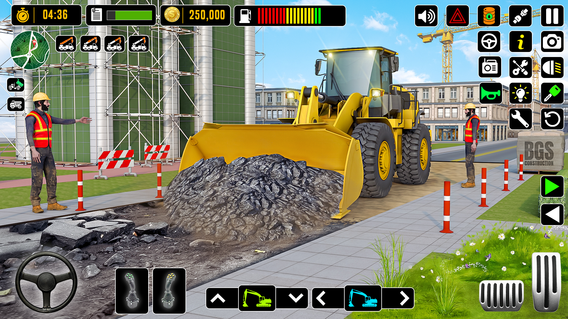 اسکرین شات 2 بازی City Road Construction Games