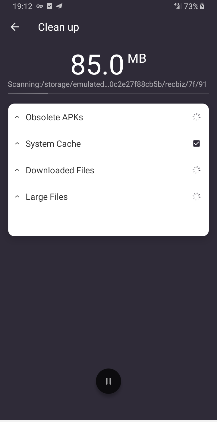 اسکرین شات 2 برنامه File Manager - Junk Cleaner