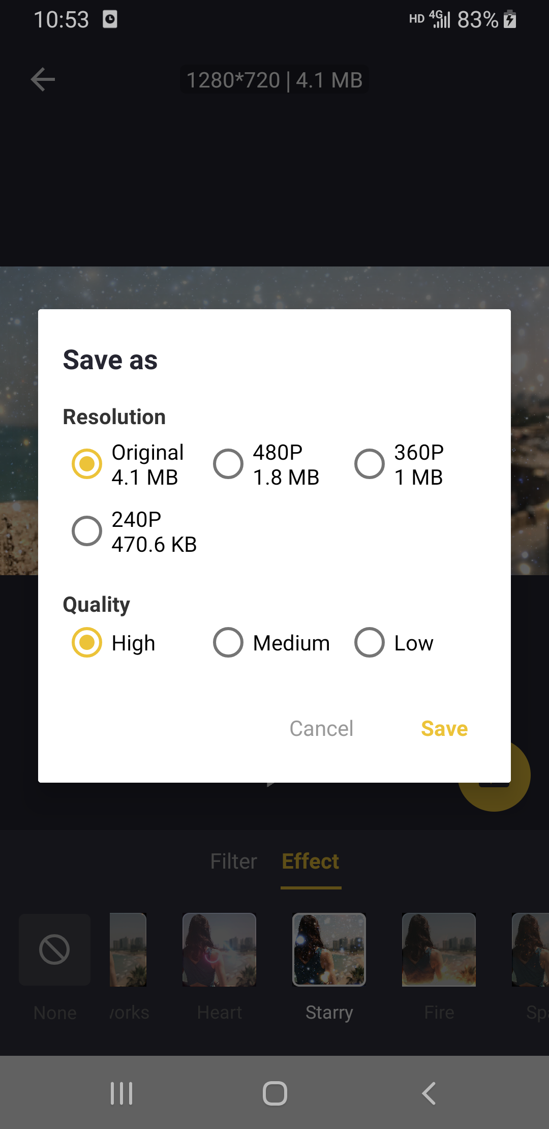 اسکرین شات 5 برنامه Video Cutter & Video Editor
