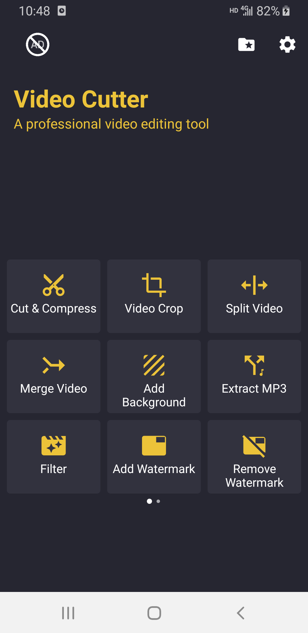 اسکرین شات 1 برنامه Video Cutter & Video Editor