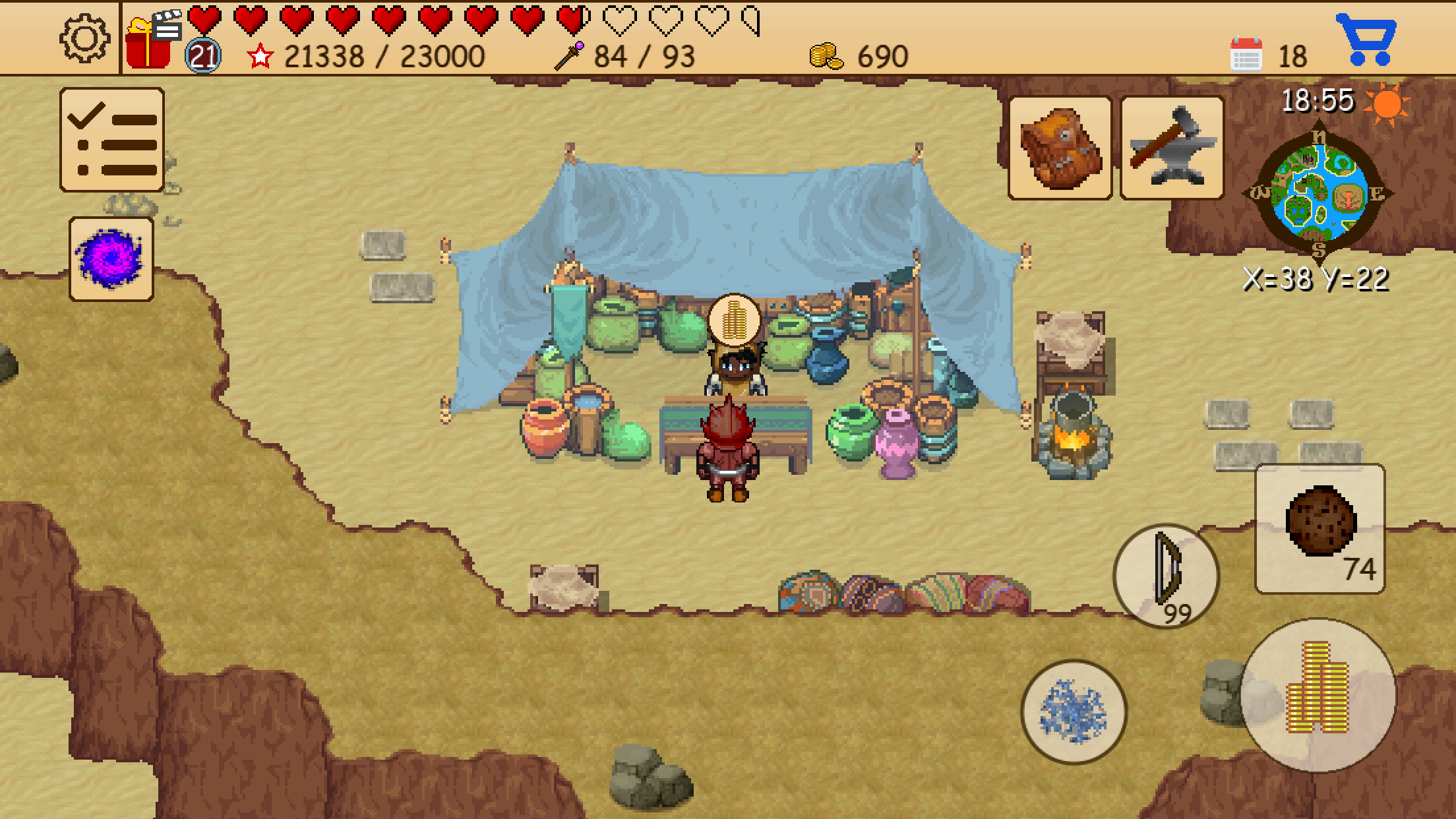 اسکرین شات 5 بازی Survival RPG: Pirate Adventure