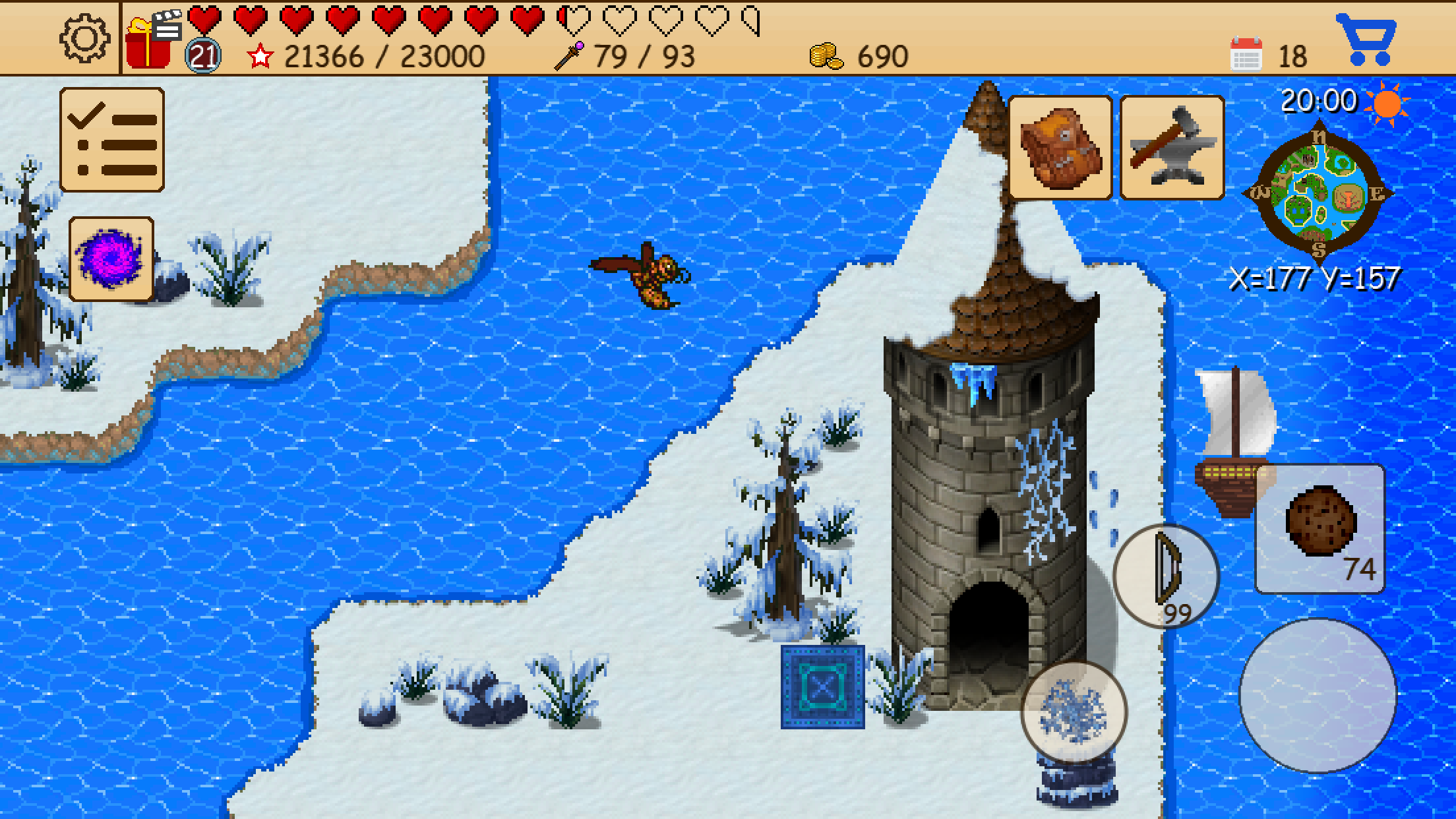 اسکرین شات 6 بازی Survival RPG: Pirate Adventure