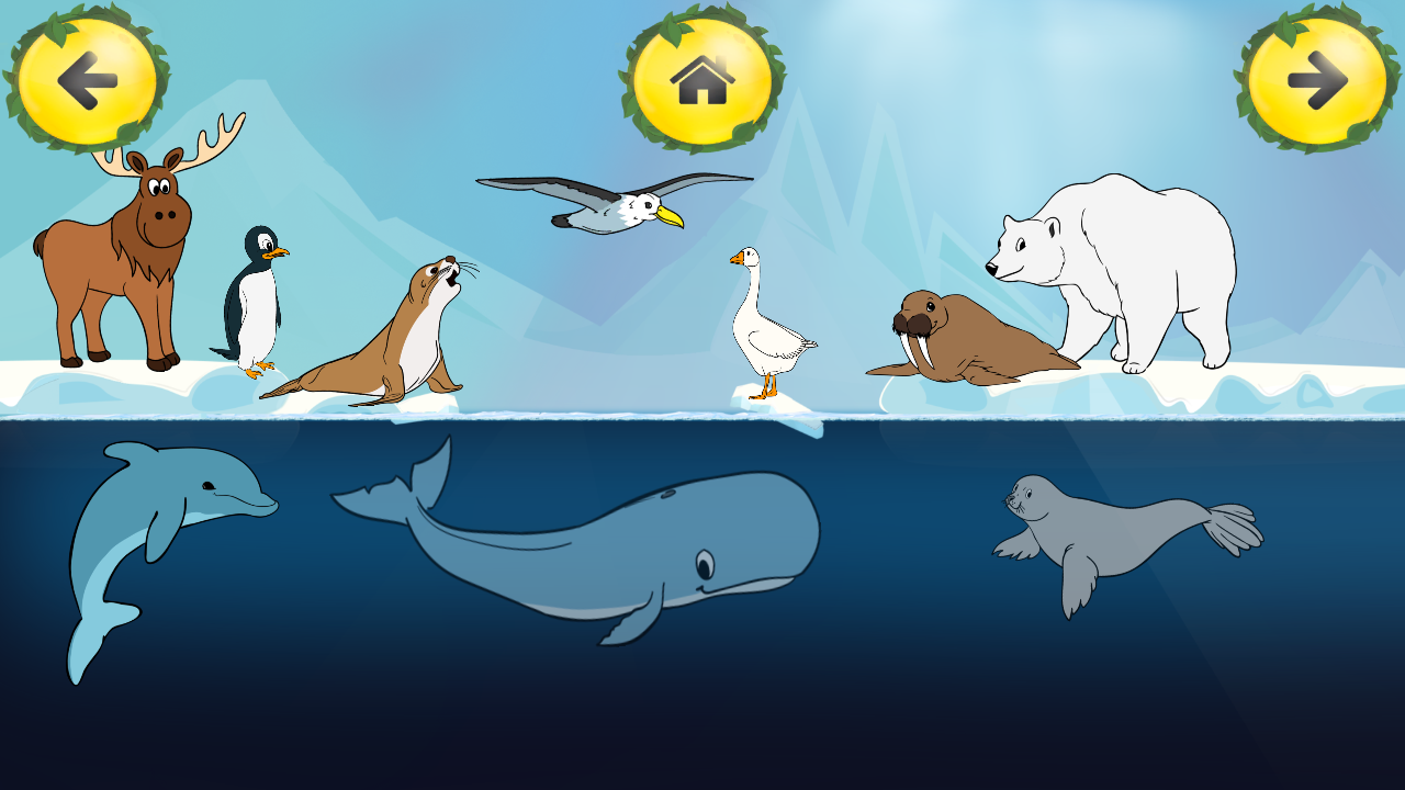 اسکرین شات 4 بازی Animal Sounds Learn-Find Game